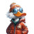 Stylish Ski Duck Vinyl Car Decal Sticker – Waterproof & UV-Resistant 8"