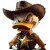Drunk Sheriff Duck Vinyl Car Decal Sticker – Waterproof & UV-Resistant 8"