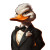 Mafia Duck Vinyl Car Decal Sticker – Waterproof & UV-Resistant 8"