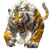 Mighty White Tiger Vinyl Car Decal Sticker – Waterproof & UV-Resistant 8"