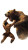 Strong Man Vs Bear Vinyl Car Decal Sticker – Waterproof & UV-Resistant 8"