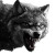Angry Wolf V3 Vinyl Car Decal Sticker – Waterproof & UV-Resistant 8"