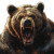 Angry Bear V8 Vinyl Car Decal Sticker – Waterproof & UV-Resistant 8"