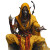 Dirty Elf Monk Vinyl Car Decal Sticker – Waterproof & UV-Resistant 8"