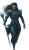 Pisces Warrior Vinyl Car Decal Sticker – Waterproof & UV-Resistant 8"