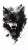 Snarling Black Wolf Vinyl Car Decal Sticker – Waterproof & UV-Resistant 8"