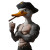 Pirate Duck Captain Vinyl Car Decal Sticker – Waterproof & UV-Resistant 8"