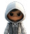 Cute Chibi Hoodie Vinyl Car Decal Sticker – Waterproof & UV-Resistant 8"