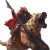Dragonborn Druid Riding Vinyl Car Decal Sticker – Waterproof & UV-Resistant 8"
