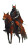 Maned Wolf Rider Vinyl Car Decal Sticker – Waterproof & UV-Resistant 8"
