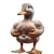 Muscular Duck Vinyl Car Decal Sticker – Waterproof & UV-Resistant 8"