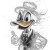 Scribbly Scrooge Mcduck V2 Vinyl Car Decal Sticker – Waterproof & UV-Resistant 8"