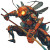 Samurai Ant Warrior Vinyl Car Decal Sticker – Waterproof & UV-Resistant 8"