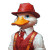 Howard The Duck Vinyl Car Decal Sticker – Waterproof & UV-Resistant 8"