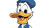 Donald Duck Surprised Vinyl Car Decal Sticker – Waterproof & UV-Resistant 8"