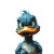 Angry Pixel Duck Vinyl Car Decal Sticker – Waterproof & UV-Resistant 8"