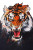 Ferocious Tiger Portrait Vinyl Car Decal Sticker – Waterproof & UV-Resistant 8"
