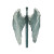 Broken White Wings Vinyl Car Decal Sticker – Waterproof & UV-Resistant 8"