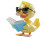 Cute Duck Mascot V2 Vinyl Car Decal Sticker – Waterproof & UV-Resistant 8"