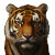 Tiger V7 Vinyl Car Decal Sticker – Waterproof & UV-Resistant 8"