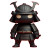 Bushido Warrior Toy Vinyl Car Decal Sticker – Waterproof & UV-Resistant 8"