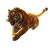 Burning Space Tiger Vinyl Car Decal Sticker – Waterproof & UV-Resistant 8"