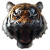 Roaring Tiger Head V4 Vinyl Car Decal Sticker – Waterproof & UV-Resistant 8"