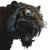 Rotten Zombie Tiger Vinyl Car Decal Sticker – Waterproof & UV-Resistant 8"