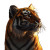 Tiger V15 Vinyl Car Decal Sticker – Waterproof & UV-Resistant 8"