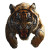 Chasing Tiger V2 Vinyl Car Decal Sticker – Waterproof & UV-Resistant 8"
