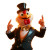 Dapper Rooster Celebration Vinyl Car Decal Sticker – Waterproof & UV-Resistant 8"