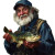 Old Fisherman Fantasy Vinyl Car Decal Sticker – Waterproof & UV-Resistant 8"