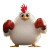 Boxing Chicken Vinyl Car Decal Sticker – Waterproof & UV-Resistant 8"