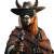 Gaming Sheriff Llama Vinyl Car Decal Sticker – Waterproof & UV-Resistant 8"