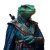 Sci-Fi Lizard Priest Vinyl Car Decal Sticker – Waterproof & UV-Resistant 8"