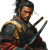 Cartoon Samurai V3 Vinyl Car Decal Sticker – Waterproof & UV-Resistant 8"