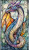 Stained Glass Dragon V4 Vinyl Car Decal Sticker – Waterproof & UV-Resistant 8"