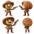 Cookie-Robber Character Vinyl Car Decal Sticker – Waterproof & UV-Resistant 8"
