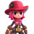 Brawl Stars Character Vinyl Car Decal Sticker – Waterproof & UV-Resistant 8"
