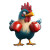 Boxing Chicken V3 Vinyl Car Decal Sticker – Waterproof & UV-Resistant 8"