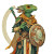 Green Kobold Shaman Vinyl Car Decal Sticker – Waterproof & UV-Resistant 8"