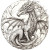 Dragon Line Drawing V2 Vinyl Car Decal Sticker – Waterproof & UV-Resistant 8"
