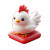 Cute Chicken Icon Vinyl Car Decal Sticker – Waterproof & UV-Resistant 8"