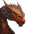 Scary Red Dragon Vinyl Car Decal Sticker – Waterproof & UV-Resistant 8"