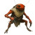 Red Insect Warrior Vinyl Car Decal Sticker – Waterproof & UV-Resistant 8"
