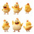 Chubby Chicken Character Vinyl Car Decal Sticker – Waterproof & UV-Resistant 8"