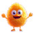 Anthropomorphic Chicken Nugget Vinyl Car Decal Sticker – Waterproof & UV-Resistant 8"