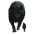 Gigantic Black Wolf Vinyl Car Decal Sticker – Waterproof & UV-Resistant 8"