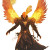 Phoenix Warlock Vinyl Car Decal Sticker – Waterproof & UV-Resistant 8"