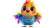 Rainbow Chick Vinyl Car Decal Sticker – Waterproof & UV-Resistant 8"